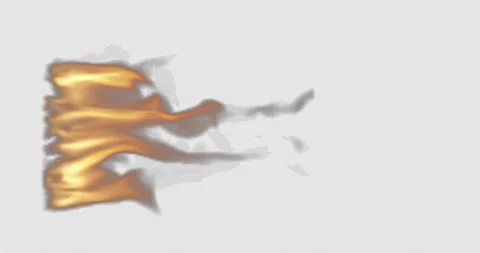 Isolated burning fire flame overlay able on black background with alpha channel Stock Footage 237363811