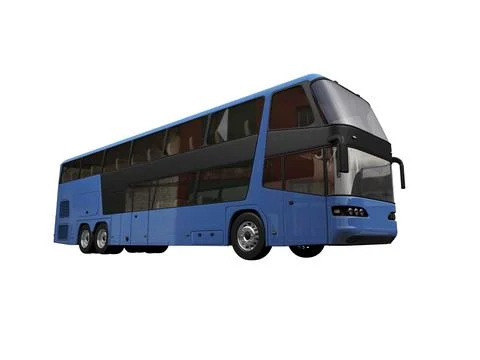 Isolated bus on white background Stock Illustration