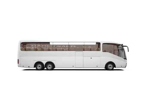 Isolated bus on white background Stock Illustration