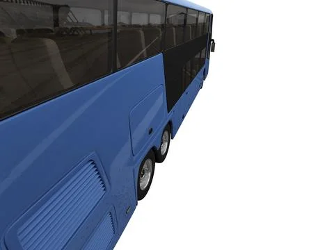 Isolated bus on white background Stock Illustration