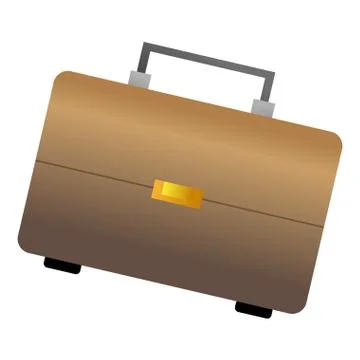 Isolated business briefcase Stock Illustration