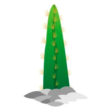 Isolated cactus icon Stock Illustration