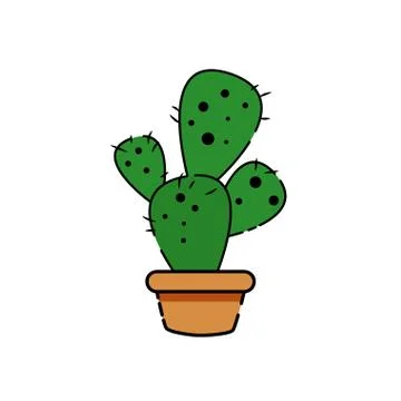 Isolated cactus icon Stock Illustration