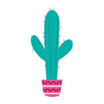 Isolated cactus image Stock Illustration