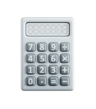 Isolated calculator Stock Illustration