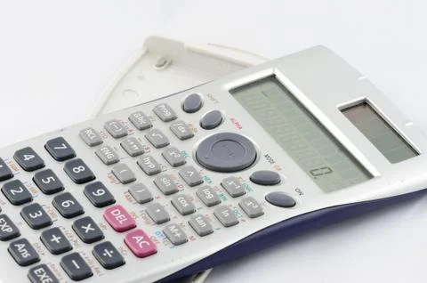 Isolated calculator Stock Photos