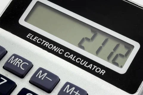 Isolated  calculator Stock Photos