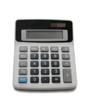 Isolated calculator Stock Photos
