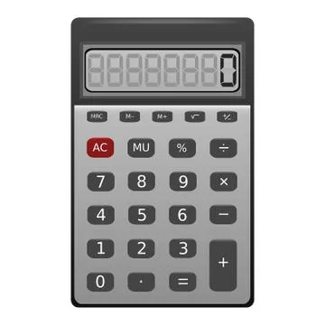 Isolated calculator vector Stock-Illustration
