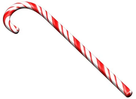 Isolated candy cane Stock-Illustration
