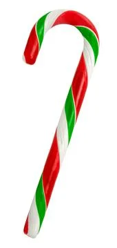 Isolated Candy Cane Stock Photos