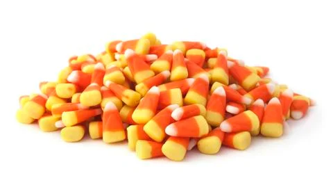 Isolated Candy Corns Stock Photos