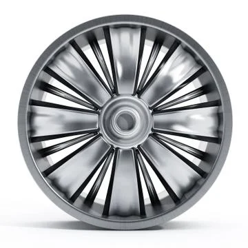 Isolated car wheel Stock Illustration