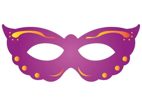 Isolated carnival mask Stock Illustration