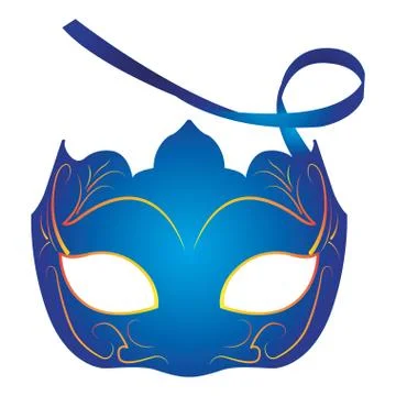 Isolated carnival mask Stock Illustration