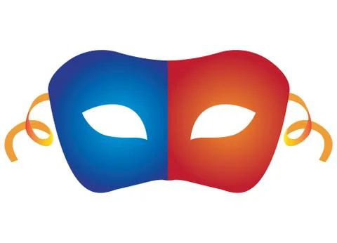Isolated carnival mask Stock Illustration