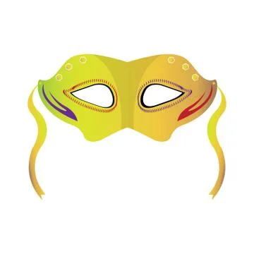 Isolated carnival mask Stock Illustration