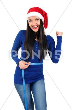 Isolated casual woman Stock Photos