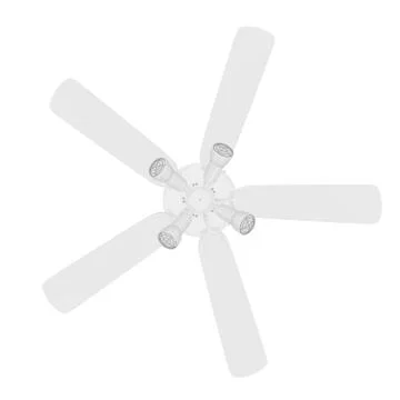 Isolated ceiling fan Stock Photos