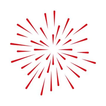 Isolated celebration firework explosion vector design Stock Illustration