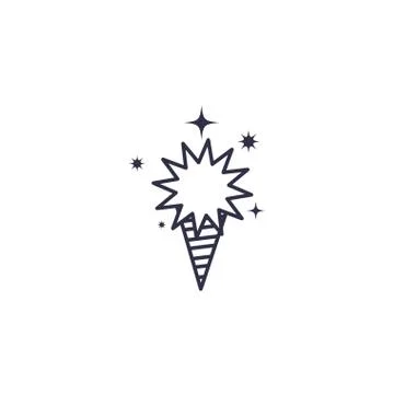 Isolated celebration firework vector design 스톡 일러스트