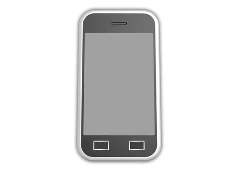 Isolated cell phone Illustrazione stock