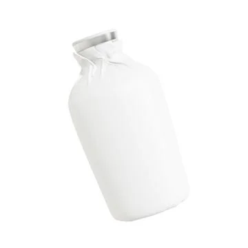 An isolated ceramic bottle image on a white background Stock Illustration