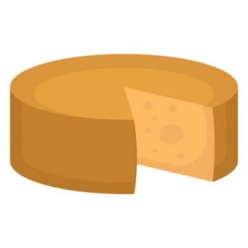 Isolated cheese icon Ilustração Stock