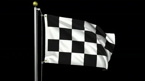 Isolated Chequered Stock Footage 445088