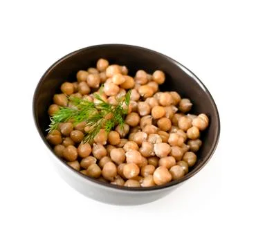 Isolated chickpeas Stock Photos