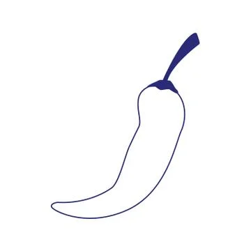 Isolated chilli icon vector design Stock Illustration