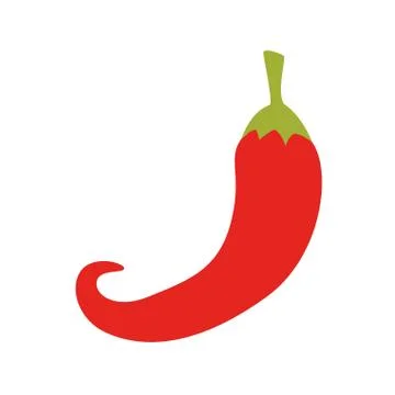 Isolated chilli vegetable vector design Stock Illustration