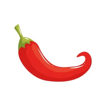 Isolated chilli vegetable vector design Stock Illustration