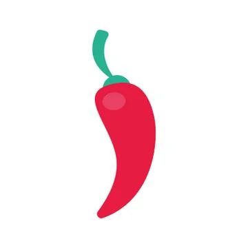 Isolated chilli vegetable vector design Stock Illustration
