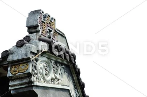 Isolated chinese style buliding Stock Photos