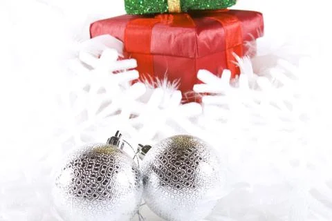 Isolated Christmas Background Stock Photos