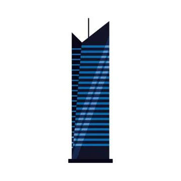 Isolated city building vector design Ilustración de archivo