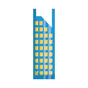 Isolated city building vector design Ilustración de archivo