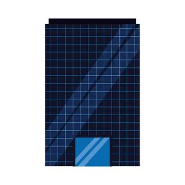 Isolated city building vector design Ilustración de archivo