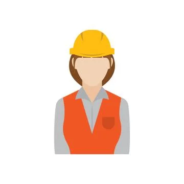 Isolated civil engineer icon Stock Illustration