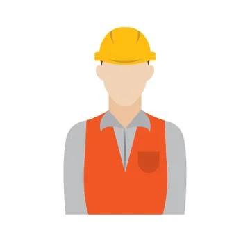 Isolated civil engineer icon Stockillustratie
