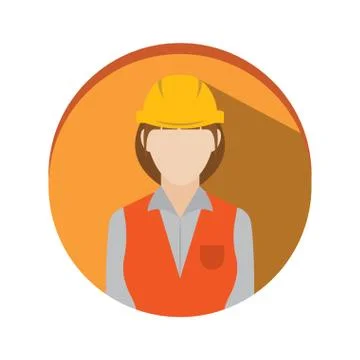 Isolated civil engineer icon Stockillustratie