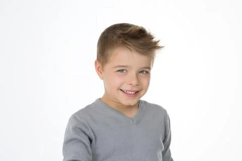 Isolated clever kid Stock Photos