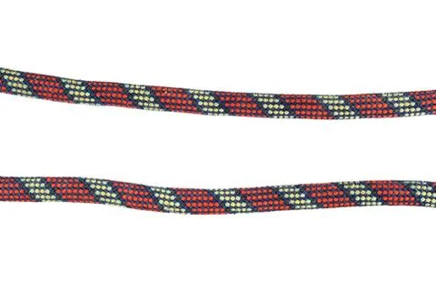 Isolated climbing rope Stock Photos