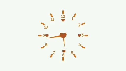 Isolated Clock Animation in Analog Style... | Stock Video | Pond5