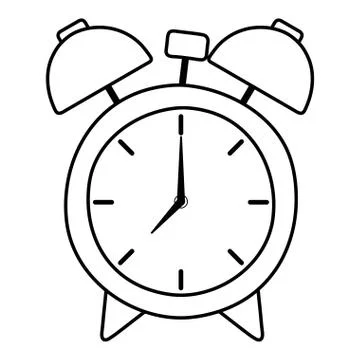 Isolated clock design vector illustrator Stock Illustration