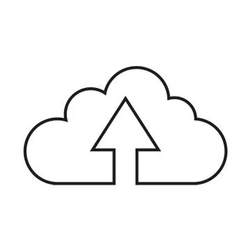 Isolated cloud computing design 스톡 일러스트