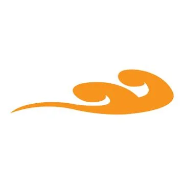 Isolated cloud image Stock Illustration