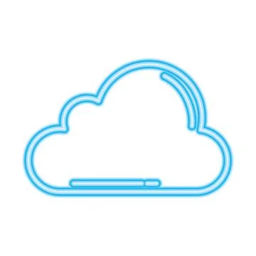 Isolated cloud shape vector design 스톡 일러스트