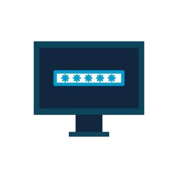 Isolated code inside computer flat style icon vector design Stock Illustration